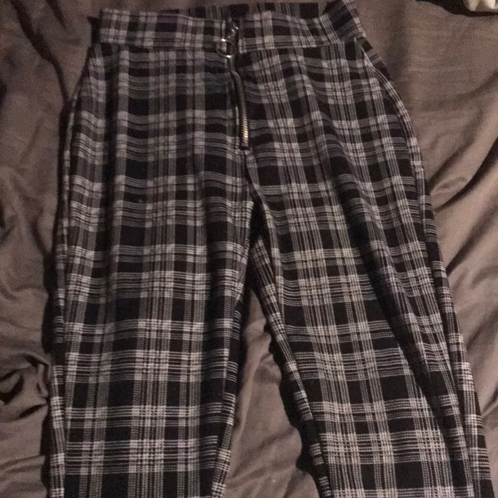 Gray jagging‘s zip up rule 21 wide leg